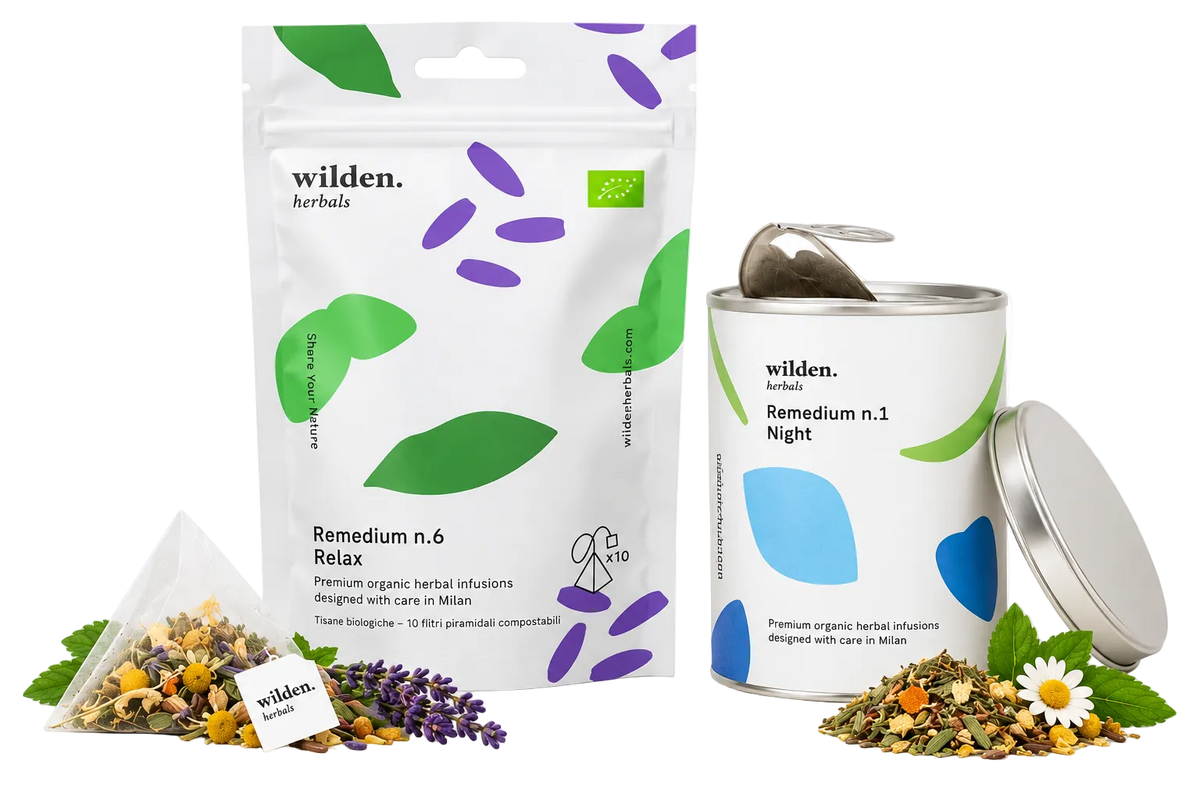 Wilden Night and Relax herbal tea bundle
