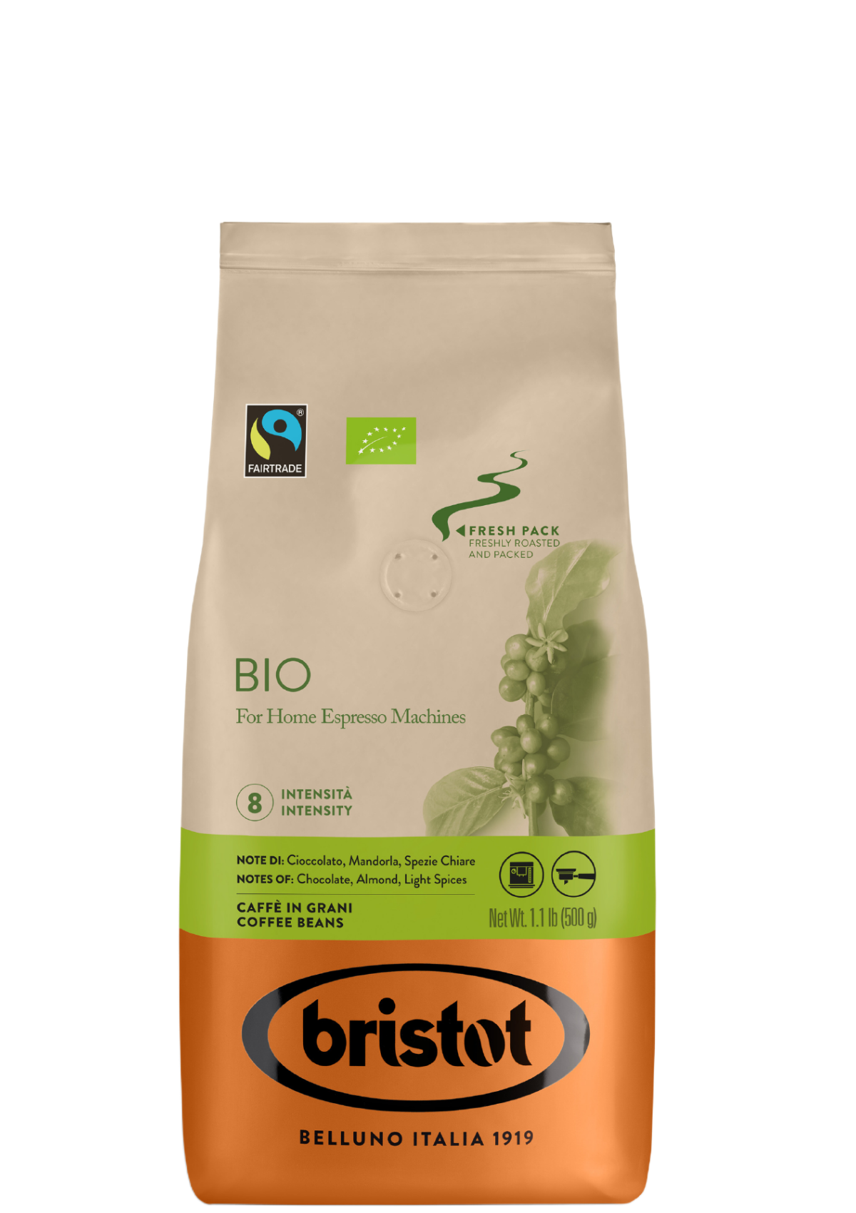 Bristot Espresso Blend – Full-Bodied Italian Coffee with Citrus