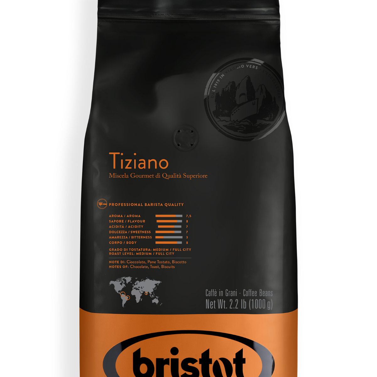 Bristot | Tiziano Premium Quality | Italian Espresso Beans