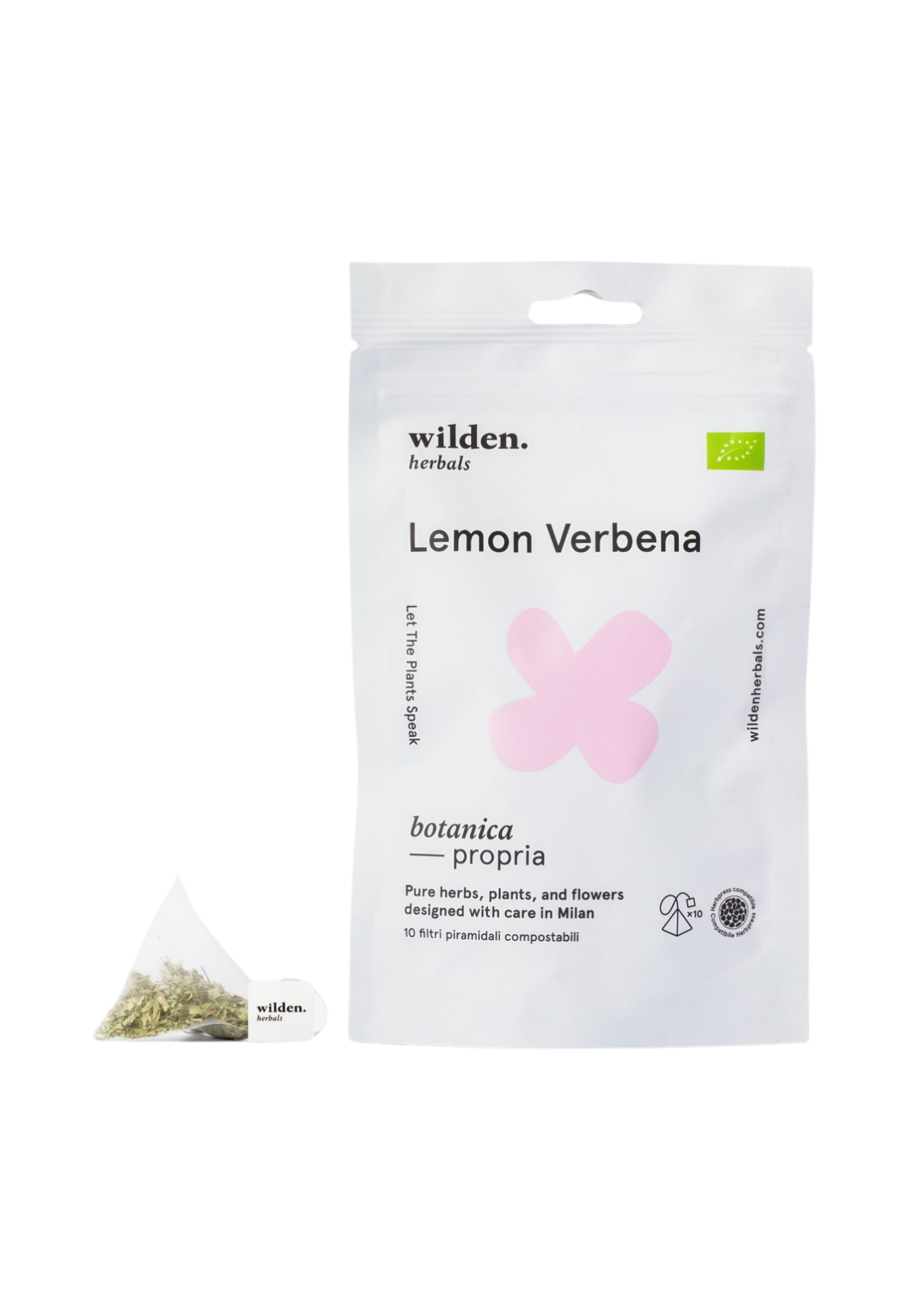 WILDEN HERBALS BOTANICA PROPRIA LEMON VERBENA HERBAL TEA - SOFTPACK OF 10 SACHETS